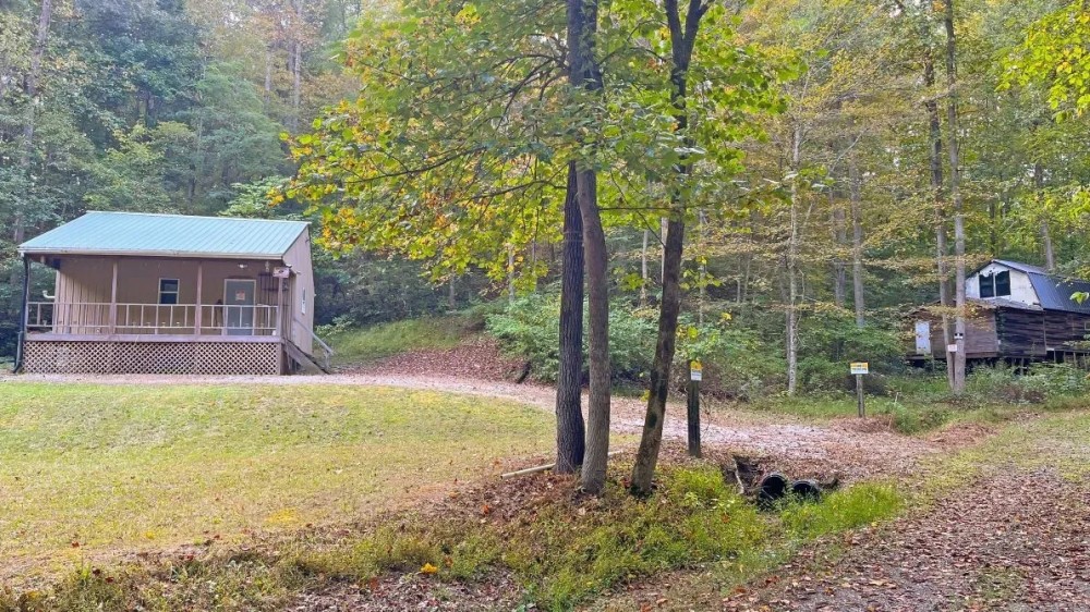 Ohio hunters getaway with off grid cabins bordering Wayne National
